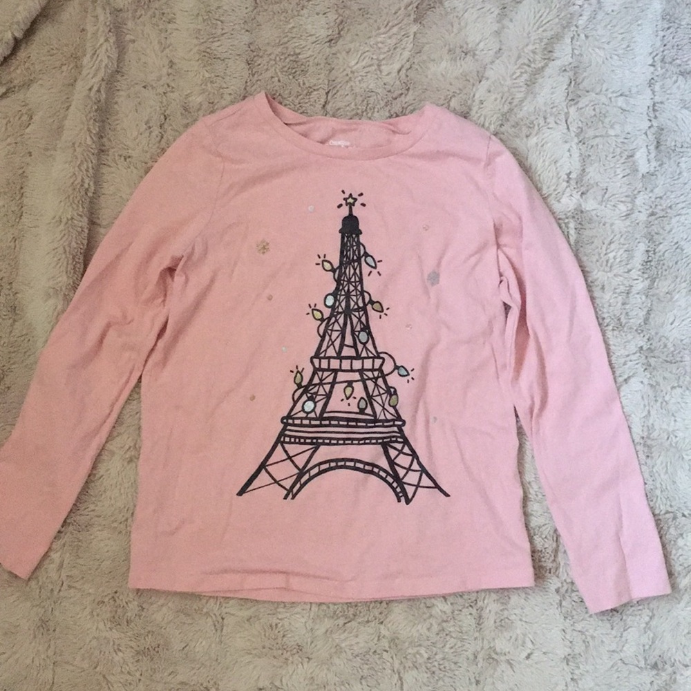 Long Sleeve Eiffel Tower Shirt